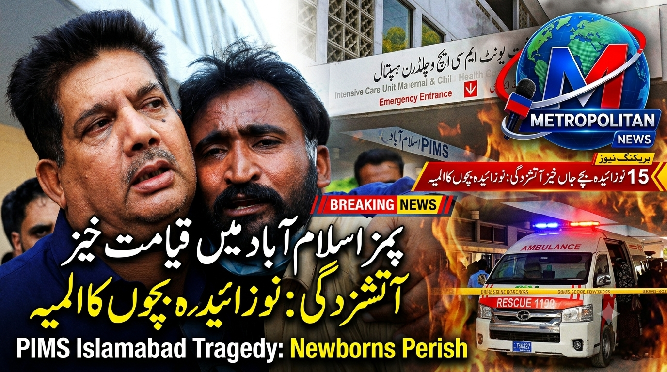 اسلام آباد: پمز ہسپتال کے وارڈ میں ہولناک آگ، 15 نوزائیدہ بچے جاں بحق |