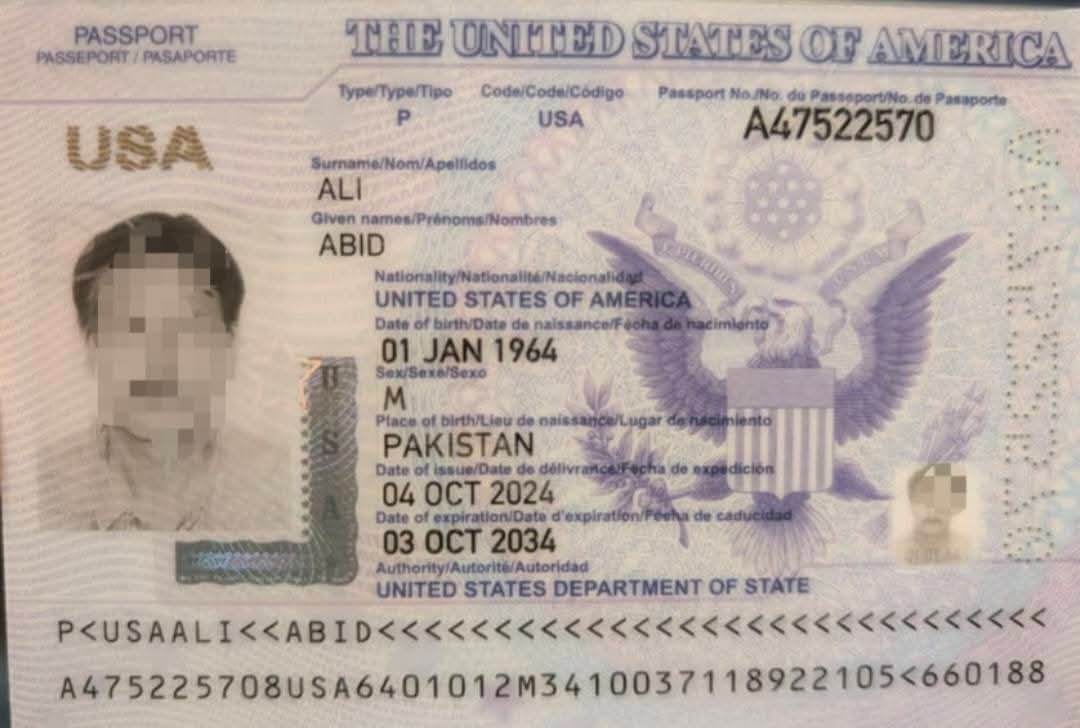 لاہور ایئرپورٹ پر بڑی کارروائی جعلی امریکی پاسپورٹ پر ٹورنٹو جانے والا مسافر گرفتار